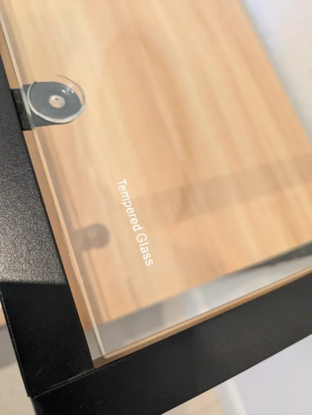 Mueble de entrada cristal y madera