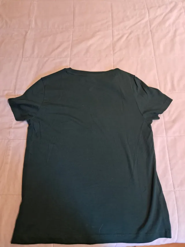 Camiseta Tommy Hilfiger verde talla M