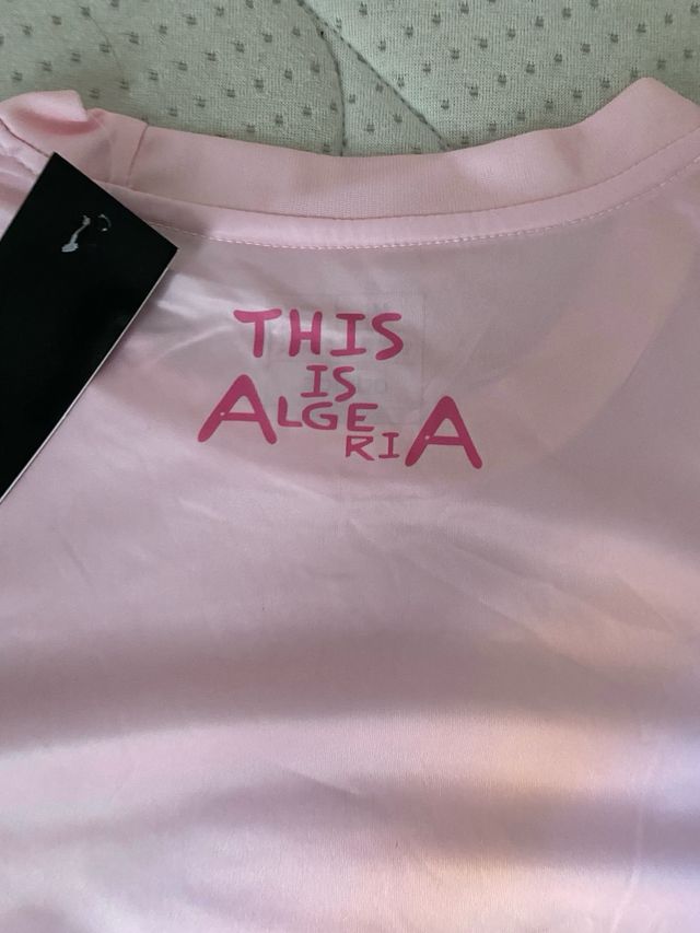 Camiseta Fútbol Argelia Adidas Talla M Rosa