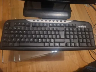 Teclado Weibo Negro/Plata