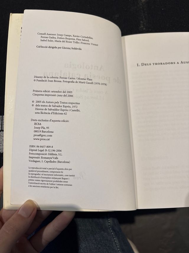 Antologia de poesia catalana