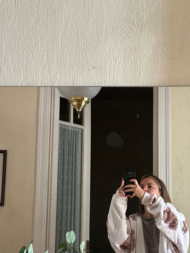 Espejo de pared madera y cristal