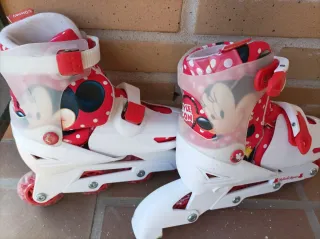 Patines infantiles Minnie Mouse