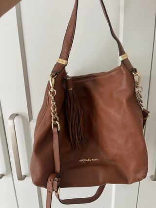Bolso Michael Kors Marrón Piel Dorado