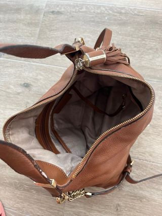 Bolso Michael Kors Marrón Piel Dorado
