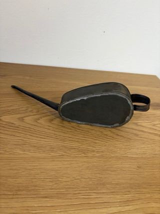 Antico oliatore / oliera in latta da meccanico