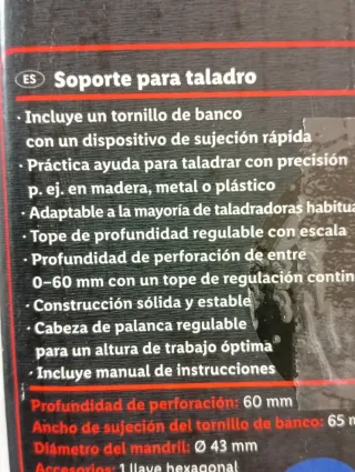 Soporte Taladro PARKSIDE