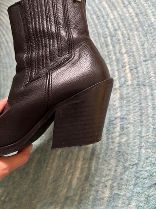 Botines piel estilo cowboy