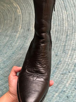 Botines piel estilo cowboy