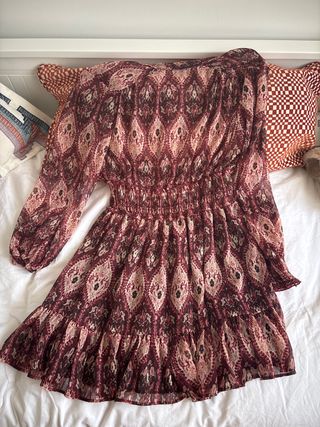 Vestido Zara Estampado Boho