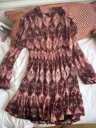 Vestido Zara Estampado Boho