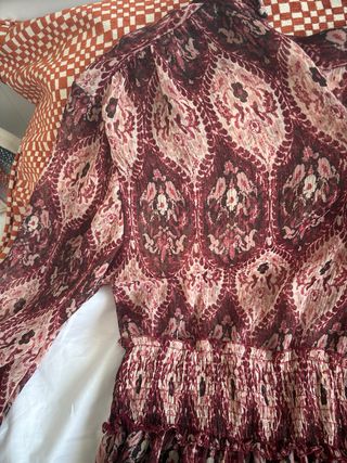 Vestido Zara Estampado Boho