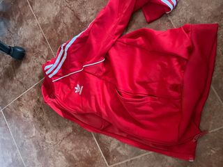 Conjunto Adidas Chándal Chaqueta y Pantalón Rojo