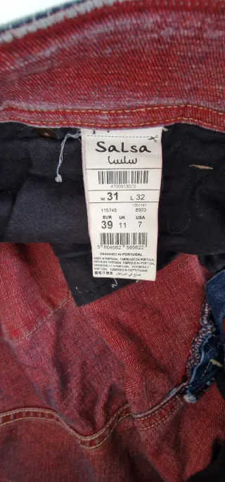 Pantalón Vaquero Hombre Salsa Azul