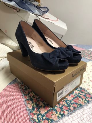 Zapatos Patricia Miller Azul Marino Talla 40