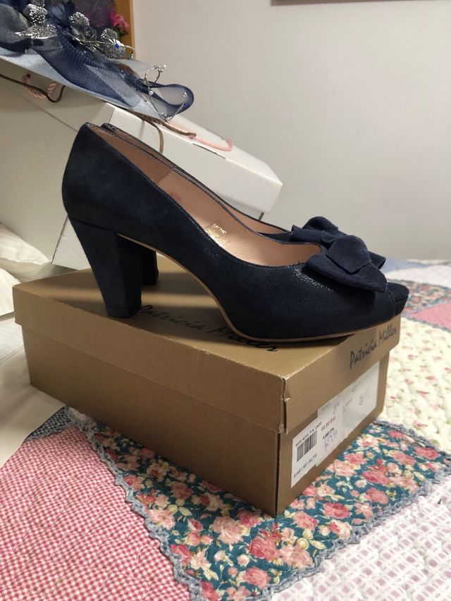 Zapatos Patricia Miller Azul Marino Talla 40