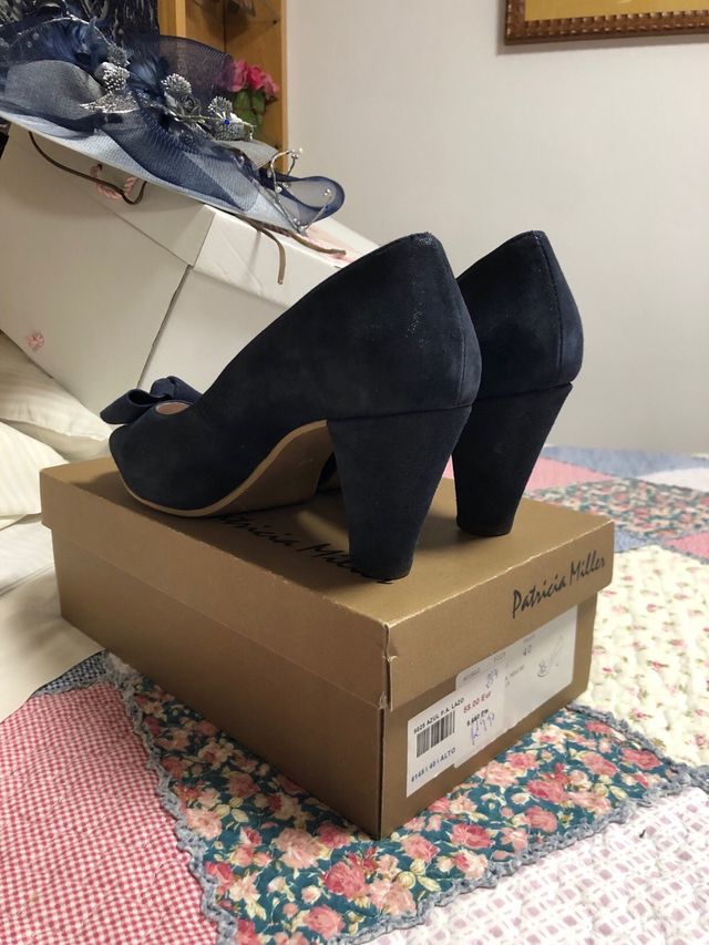 Zapatos Patricia Miller Azul Marino Talla 40