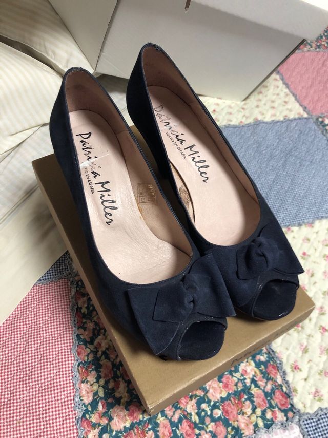 Zapatos Patricia Miller Azul Marino Talla 40