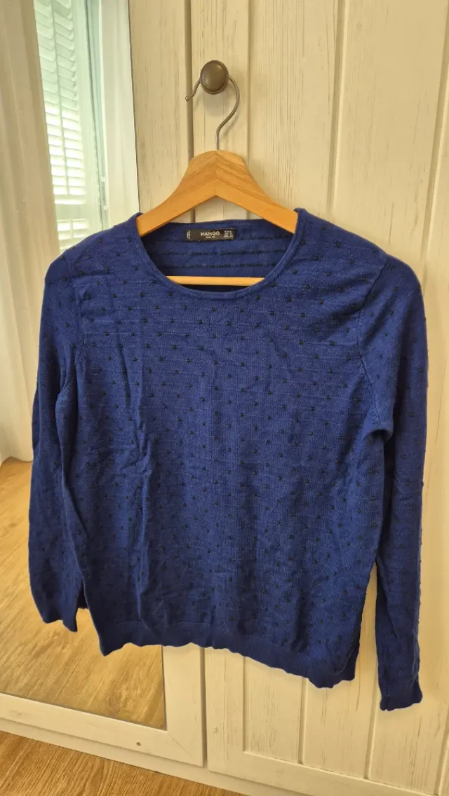 Jersey Mango azul topos