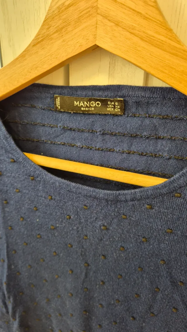 Jersey Mango azul topos