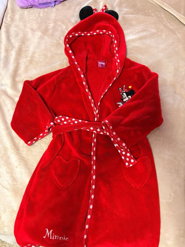 Bata niña Minnie Mouse roja