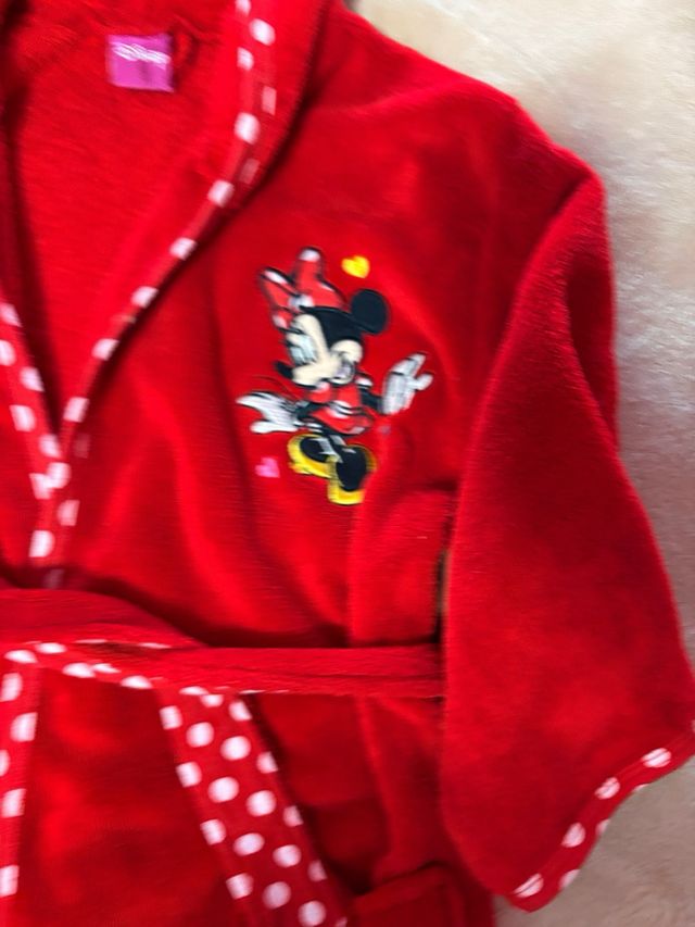 Bata niña Minnie Mouse roja
