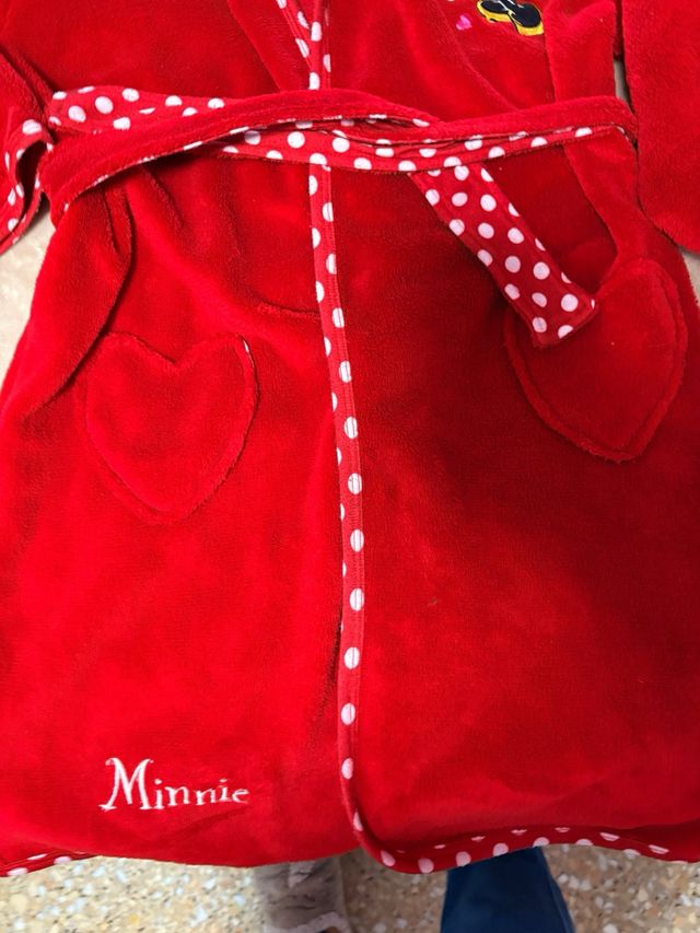 Bata niña Minnie Mouse roja