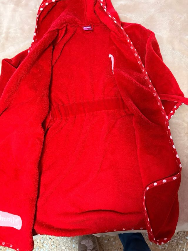 Bata niña Minnie Mouse roja