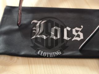 Occhiali da sole LOCS neri e rossi