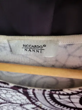 Chaqueta morada con jersey talla M