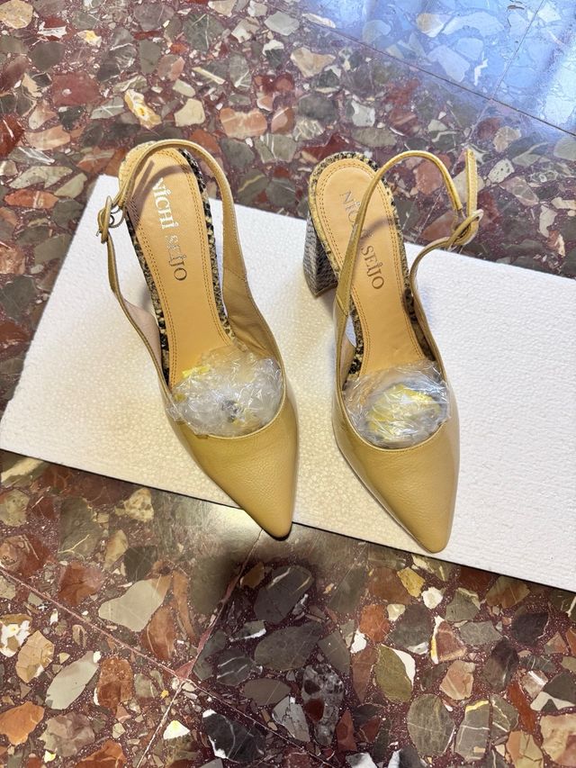 Sandalias Nichi Seijo Beige Talla 38