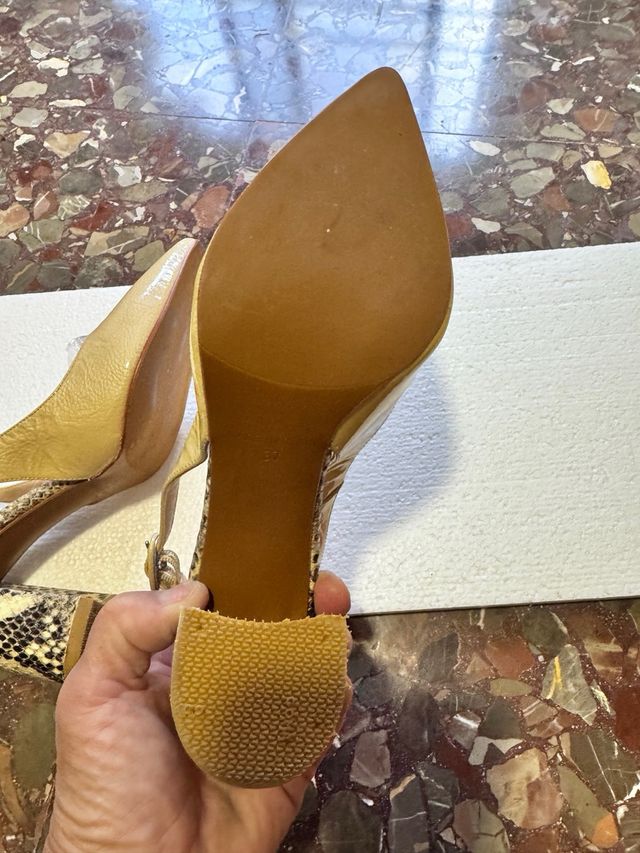 Sandalias Nichi Seijo Beige Talla 38