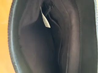 Bandolera Satchel Cuero Negra