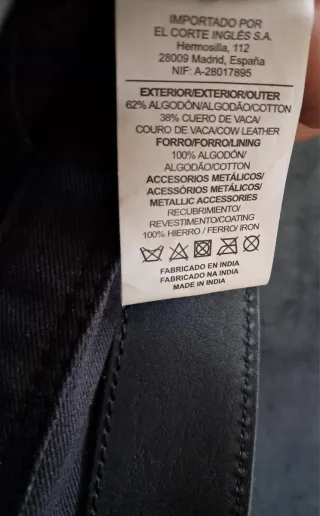 Bandolera Satchel Cuero Negra