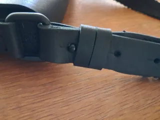 Bandolera Satchel Cuero Negra