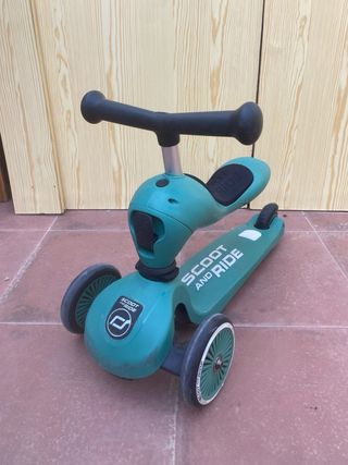 Patinete 3 Ruedas Scoot & Ride Verde