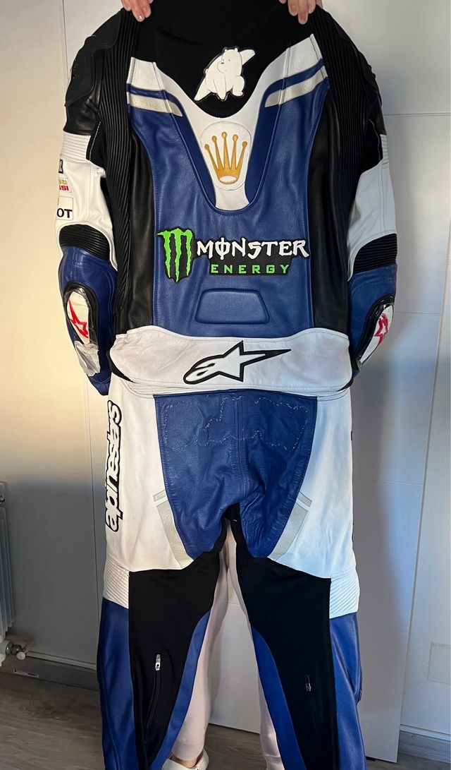Mono de moto Alpinestars personalizado sin usar