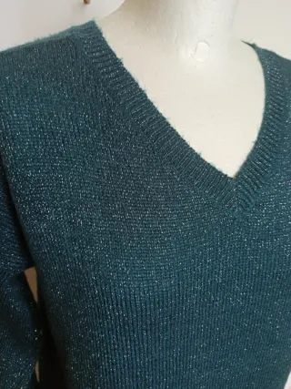 Abito invernale con fili argento