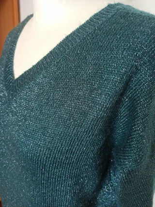 Abito invernale con fili argento