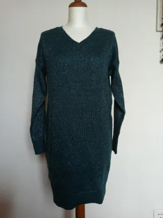 Abito invernale con fili argento