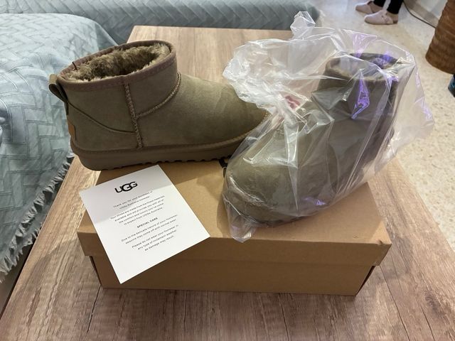 Botines UGG Beige/Marrón