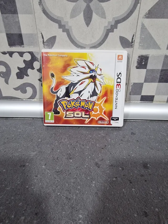 Caja Videojuego Pokémon Sol Nintendo 3DS