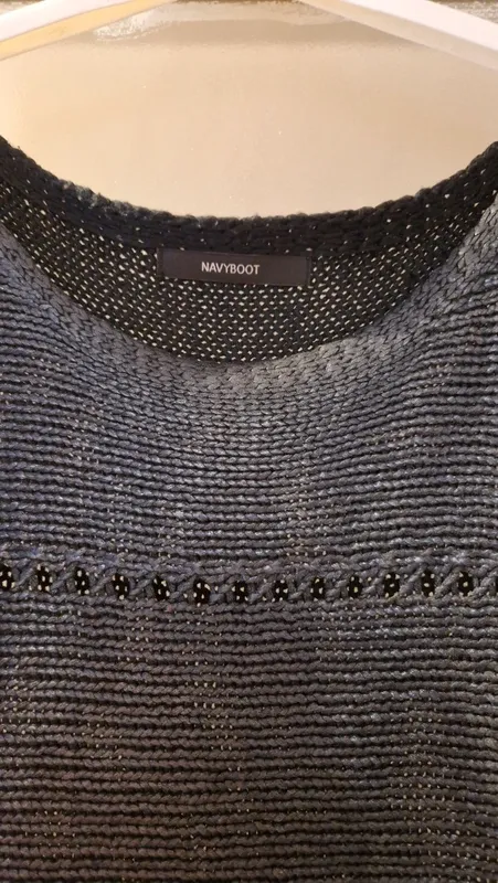 Jersey gris brillante Navyboot – Talla XL