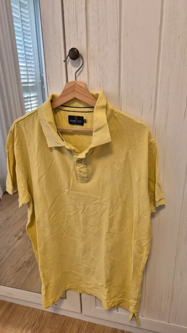 Polo GREEN COAST amarillo Talla 5XL