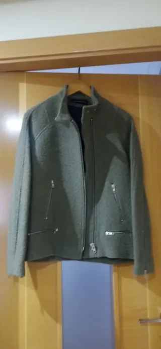 Cazadora verde mujer