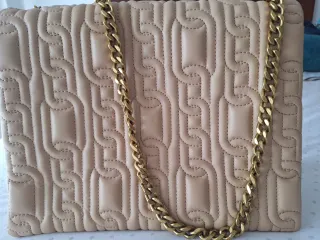 Bolso de hombro Zara Beige