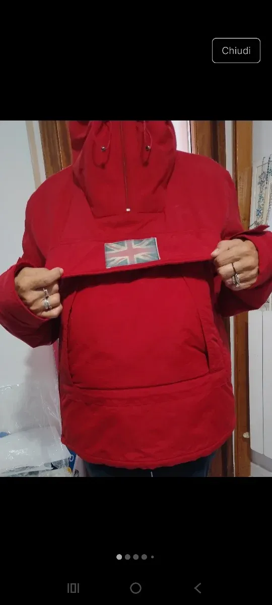 Giaccone sportivo uomo LEVEL 662 rosso XL