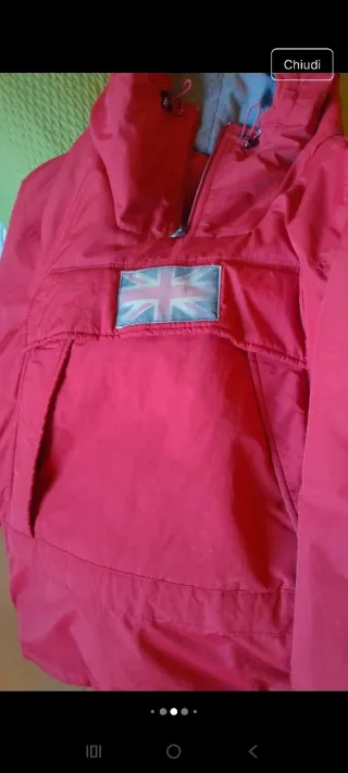 Giaccone sportivo uomo LEVEL 662 rosso XL