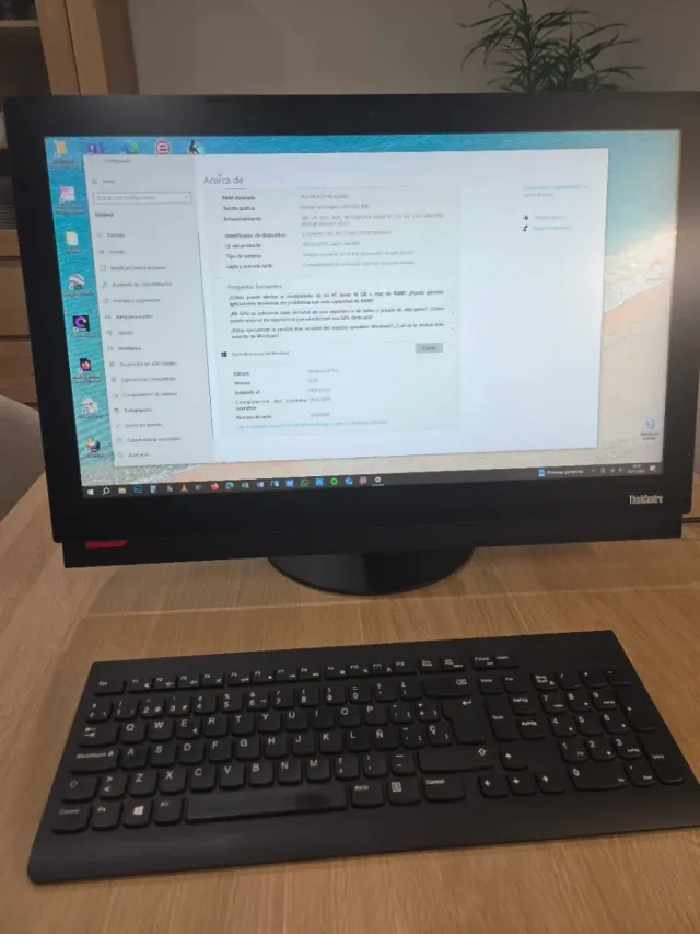 Ordenador All-in-One Lenovo Negro