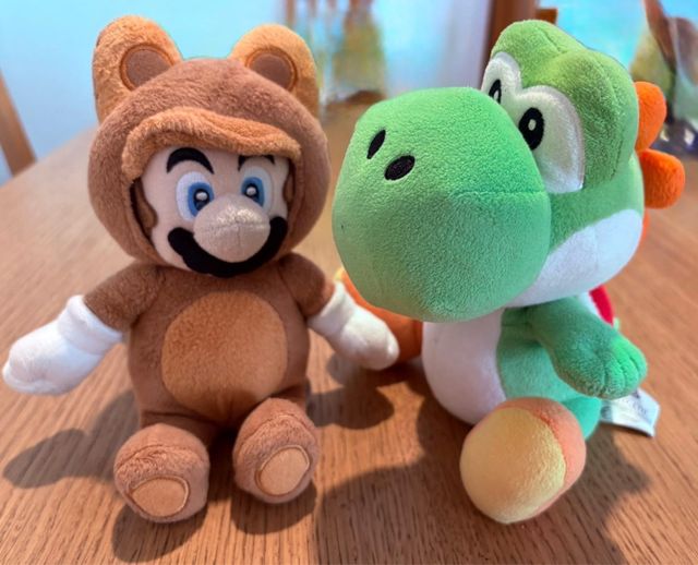 Peluche Mario Koala e Yoshi